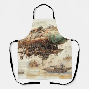 Tablier Zeppelin Steampunk vintage (4)