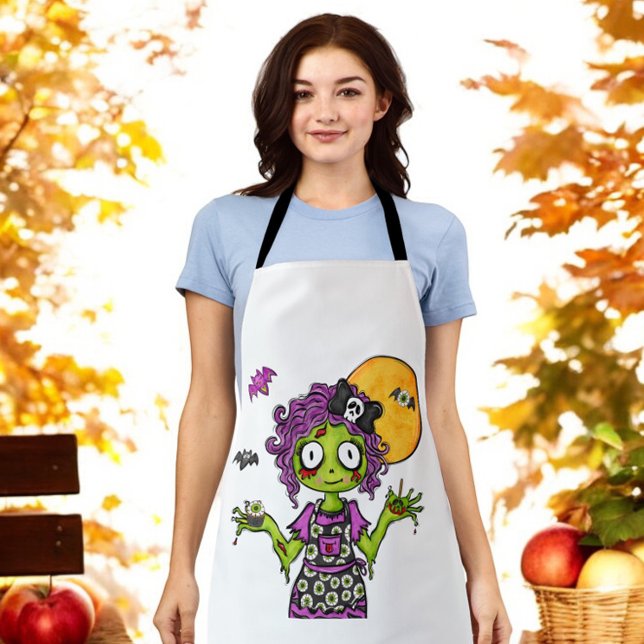 Tablier Zombie Cook Halloween Déplaisant (Créateur téléchargé)
