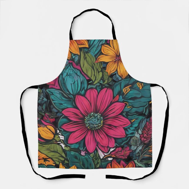 Tabliers à fleurs (Recto)