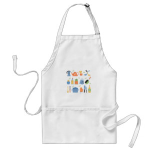 Tabliers Avec Ustensiles De Cuisine Pour La Cuisin
