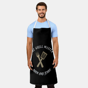 Tabliers de couleur noire simple Tabliers person