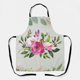 Tabliers Fleurs Aquarelle
