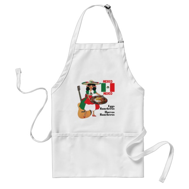 Tabliers mexicains de cuisine - Huevos Rancheros (Devant)