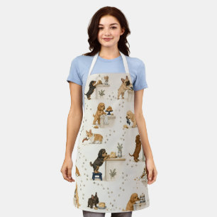 Tabliers pour amateur de chiens mignons – Motif de