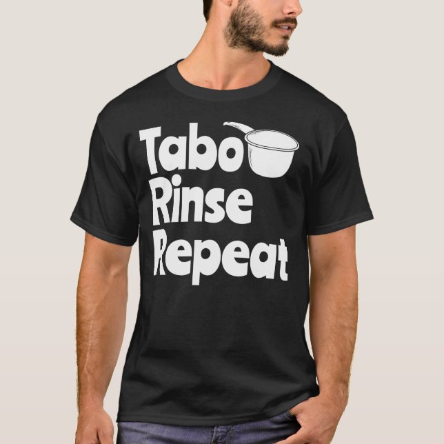 Tabo Filipino Gift Philippines Hygiene T-Shirt (Front)