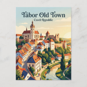 Tábor Czech Republic Postcard