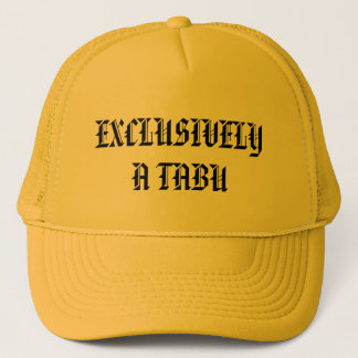 tabu hat - Customized