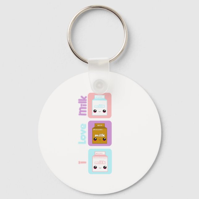 Tabu Japan- Milk Line Keychain (Front)