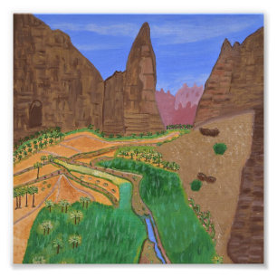Tabuk, Saudi Arabia print 