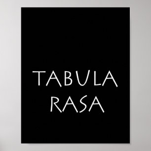 Tabula rasa poster