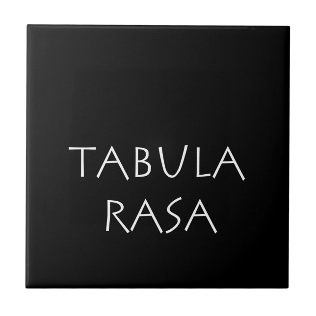Tabula rasa tile (Front)