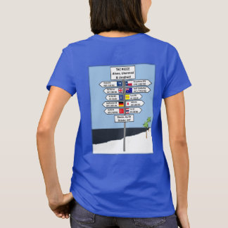 Tac Recce Ladies #2 -- sign post on back T-Shirt