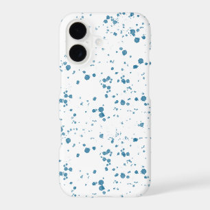 Tache d'encre bleue artistique Abstrait minimalist