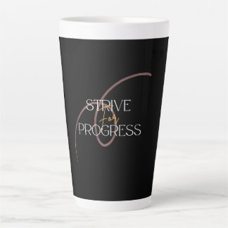 Tâche Latte Mug Pour Progresser