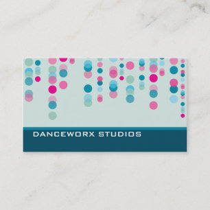 Taches à la mode de disco de CARTE DE VISITE