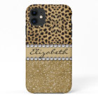 Taches de léopard Or Paillettes Strass PHOTO IMPRI