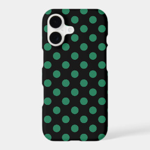 Taches vertes et noires à pois