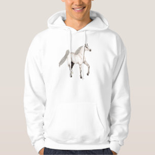 Tachetez le sweat - shirt à capuche Arabe gris de