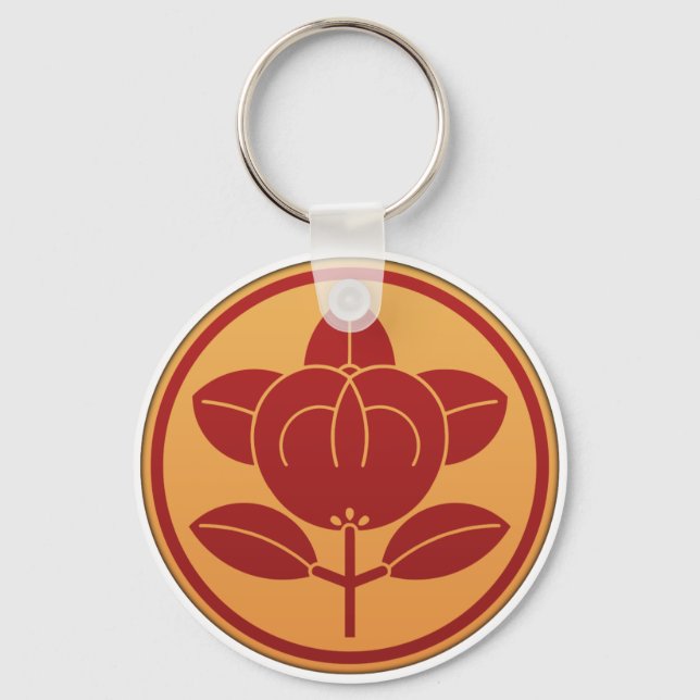 Tachibana Clan Kamon Keychain (Front)