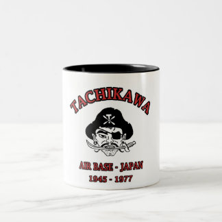 tachikawa air base japan Two-Tone coffee mug