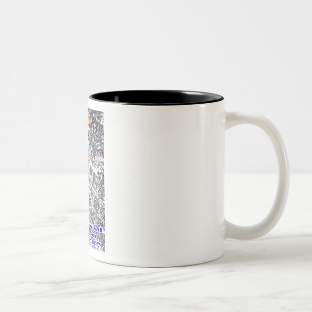 tachikawa air base Two-Tone coffee mug (Right)