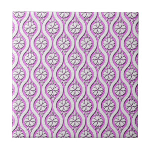 Tachiwaku with cherry blossoms japanese pattern tile