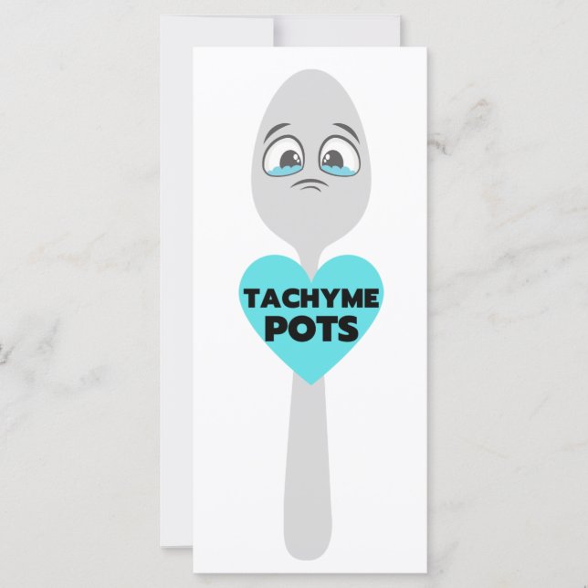 Tachy Me Spoon Flat Card (Front)