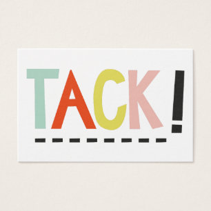 TACK! Colours Card