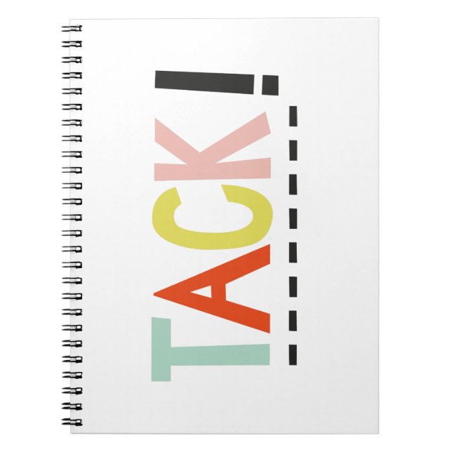 TACK! Colours Notebook (Front)