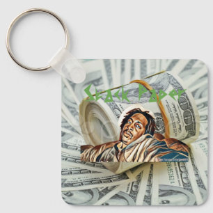 $tack Paper Keychain