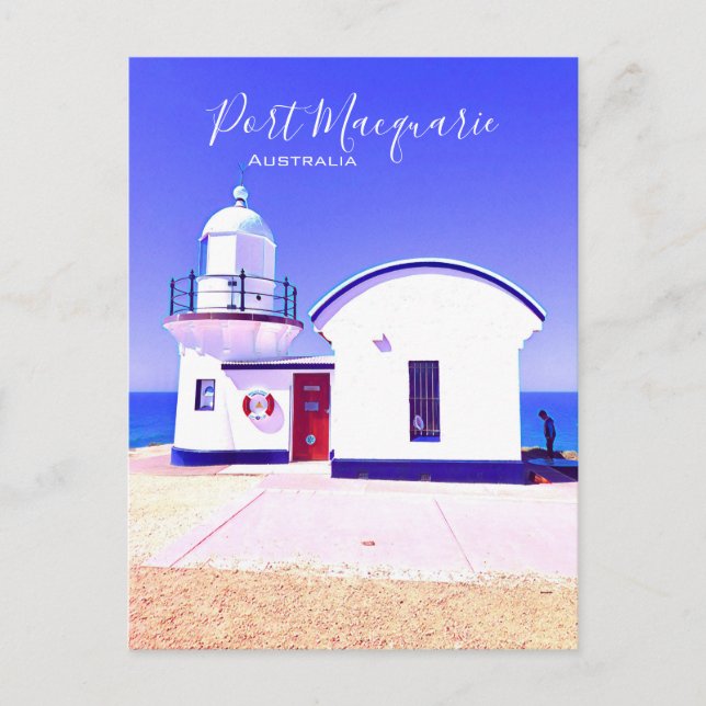 Tacking Point lighthouse Port Macquarie Australia Postcard (Front)