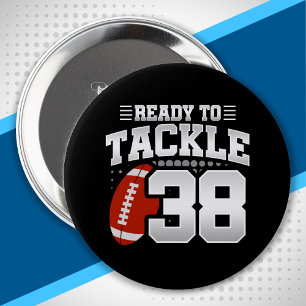 Tackle 38th Birthday 38 Years Couples Anniversary 4 Inch Round Button