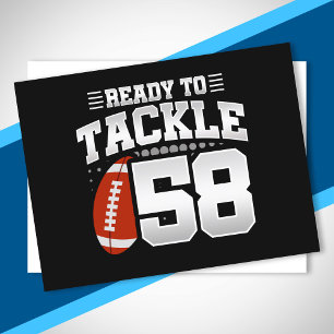 Tackle 58th Birthday 58 Years Couples Anniversary Postcard
