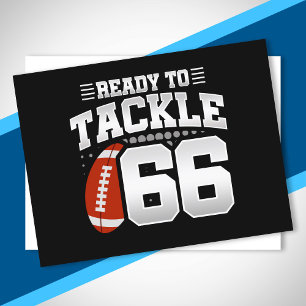 Tackle 66th Birthday 66 Years Couples Anniversary Postcard