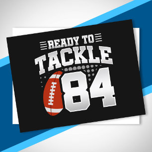 Tackle 84th Birthday 84 Years Couples Anniversary Postcard