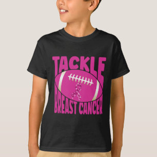 Tackle Breast Cancer American Football Awareness F T-Shirt