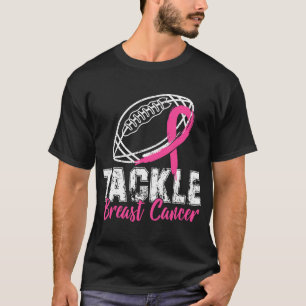 Tackle Breast Cancer Awareness Football Survivor T-Shirt