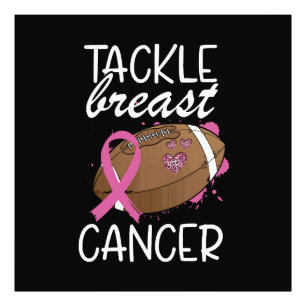 Tackle Cancer Breast Cancer Awareness Ribbon Photo Print