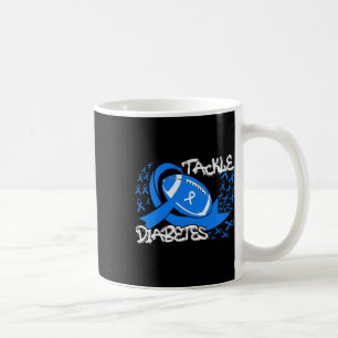 Tackle Diabetes Awareness Football Coffee Mug
