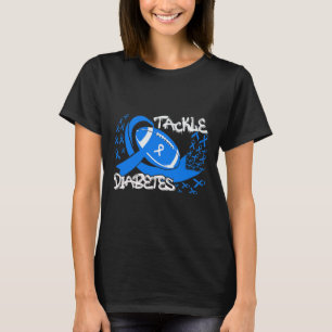 Tackle Diabetes Awareness Football T-Shirt
