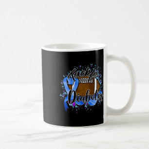 Tackle Diabetes Diabetes Awareness T1d Warrior Coffee Mug