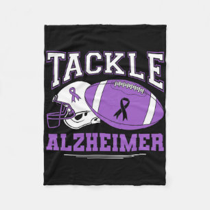 Tackle Heimerheimer Purple Ribbon End Heimer Footb Fleece Blanket