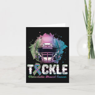 Tackle Metastatic Breast Cancer Awareness Day Foot Card