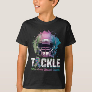Tackle Metastatic Breast Cancer Awareness Day Foot T-Shirt