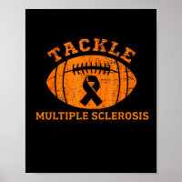Tackle Multiple Sclerosis Orange Ribbon Awareness