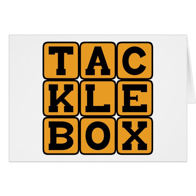 Tacklebox, Fisherman's Tool Kit (Front Horizontal)