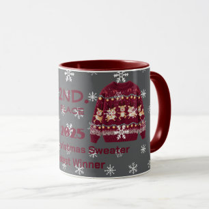 Tacky Christmas Sweater 2nd. Place Contest Winner Mug