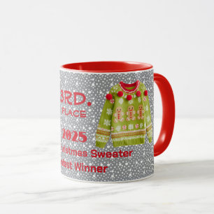 Tacky Christmas Sweater 3rd. Place Contest Winner Mug