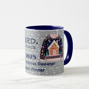 Tacky Christmas Sweater 3rd. Place Contest Winner Mug
