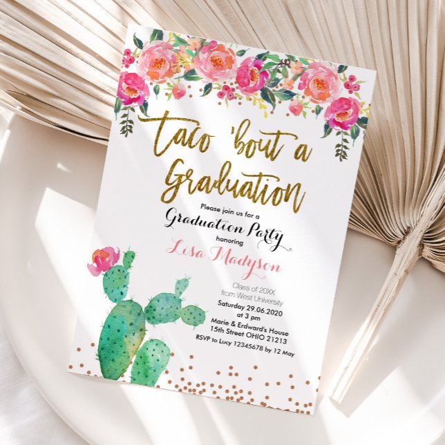 Taco about a Graduation Party Invite card (Creator Uploaded)